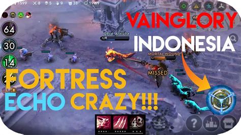 Vainglory Fortress Gameplay Captain Echo Crazy 21 Youtube
