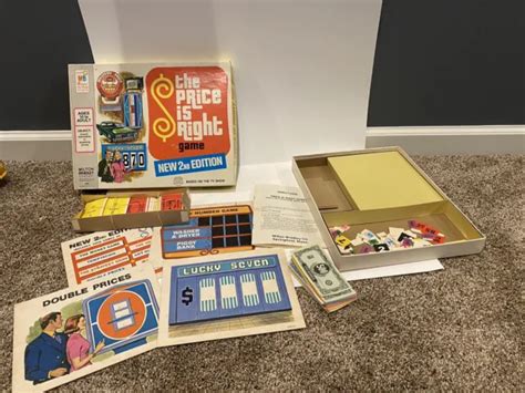 Vintage 1974 The Price Is Right Board Game Show 2nd Ed Milton Bradley