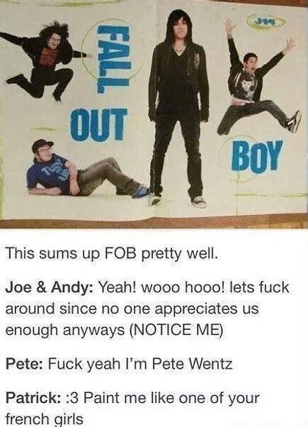 Emo Band Memes Emo Bands Music Bands Fall Out Boy Memes Emo Music