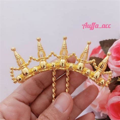 Tusuk Gondang 5 Ulirhiasan Sanggul Warna Mas 24k Terlaris Lazada