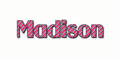 Madison Logos Text Flaming Animated