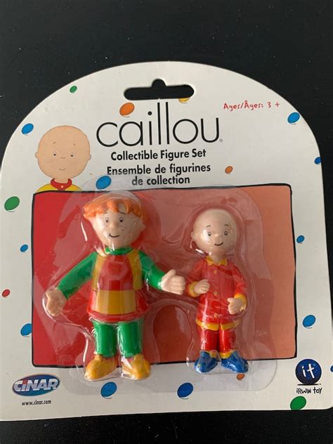 Caillou Toy Figure Set Sealed New Etsy