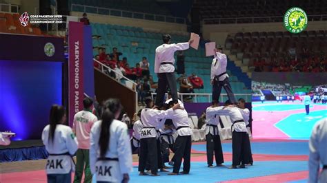 Demonstration At The Opening Ceremony Coas Pakistan Open International Taekwondo Championship