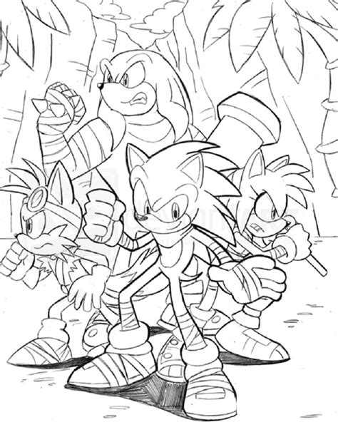 20 Sonic Boom Coloring Pages To Print