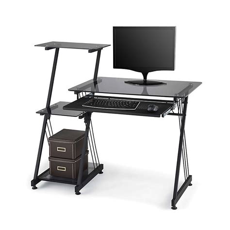 Choose from contactless same day delivery, drive up and more. Brenton Studio Limble Glass Computer Desk, 39 3/8"H x 46"W ...