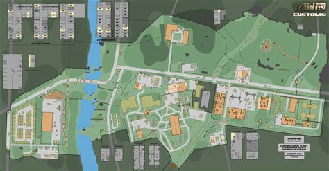 Escape From Tarkov Map Customs Map