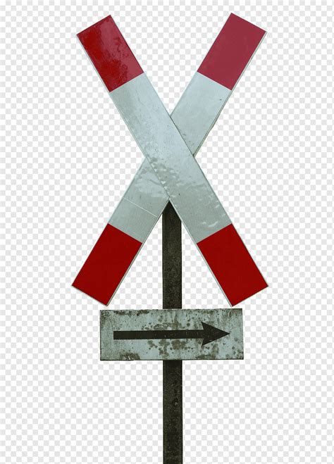 Road Sign Warnkreuz Andreaskreuz Level Crossing Schrage Cross
