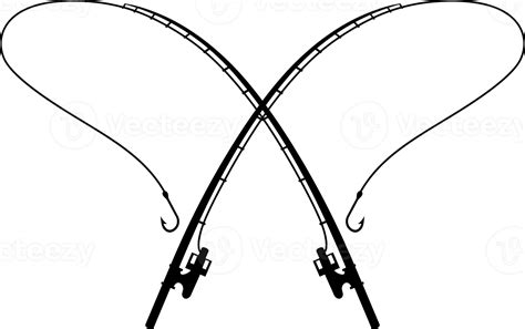 Fishing Rods Crossed Png Illustration 8513570 Png
