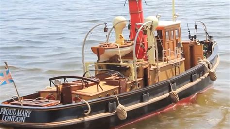 Radio Controlled Steam Tug Boat Proud Mary Model Boats Tug Boats