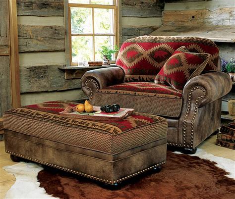Patterned Oversized Chair And Ottoman Oversize Plaid Chair And