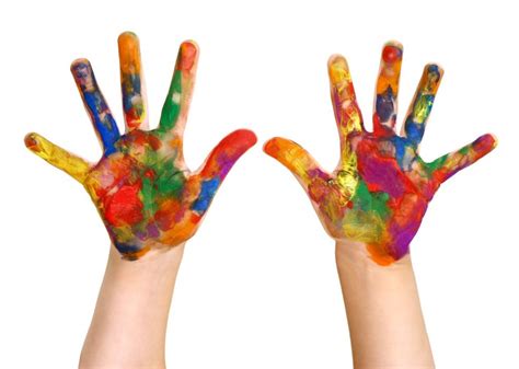 Kids Painted Hands Redjuvenator Light Therapy By World Leading Expert