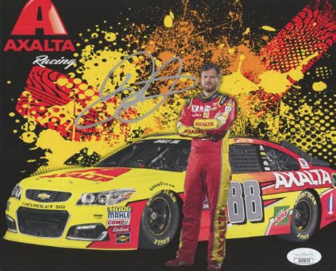 Maybe you would like to learn more about one of these? Dale Earnhardt Jr. Signed NASCAR 8x10 Photo Card (JSA COA) | Pristine Auction