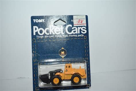 Tomica Tomy Pocket Cars F58 Terex 72 81 Front End Loader Etsy