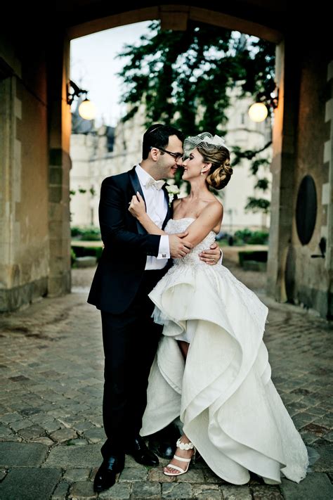 Chateau Challain Wedding Parisian Style Romantic Wedding In A French