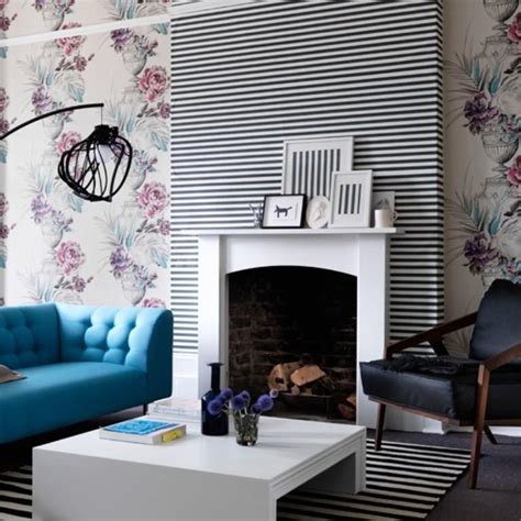 20 Sumptomous Living Room Wallpaper Designs Rilane