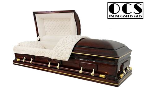 751004 Solid Poplar Casket Almond Velvet Interior Online Caskets Sales