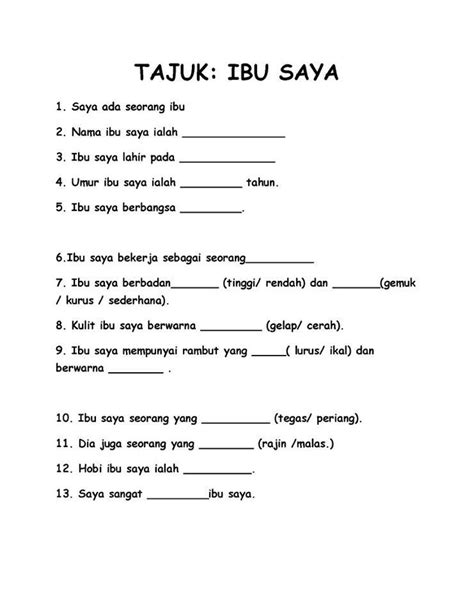 Bahasa malaysia tahun 3 susun gambar mengikut susunan. Kongsi Ilmu Dengan Cikgu Hajah Hanizam: Contoh-contoh ...