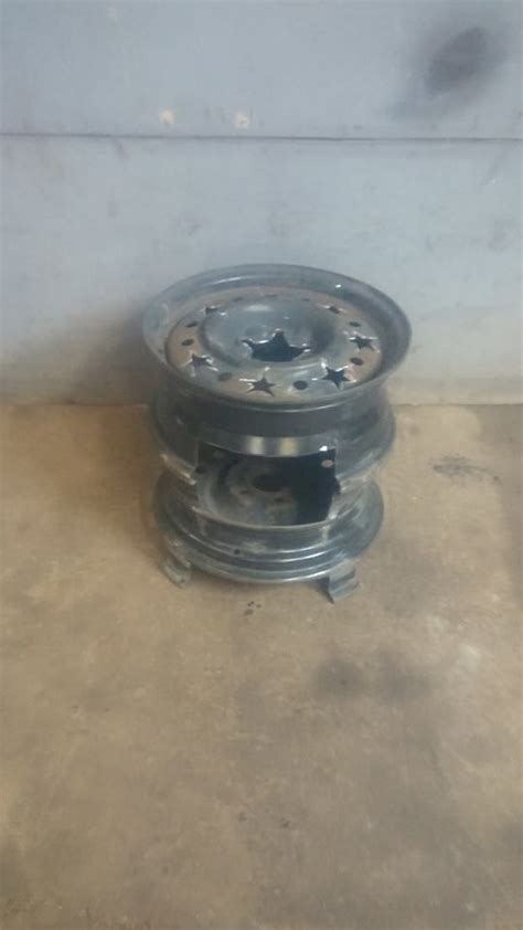 Get free shipping on qualified wheels fire pits or buy online pick up in store today in the outdoors department. small fire pit made from car wheels | Car wheels, Small ...