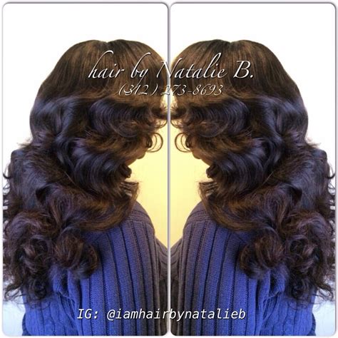 Traditional Sew In Hair Weave W Glamour Curls Hair By Natalie B