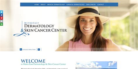 New Website Design For Metro East Dermatology And Skin Cancer Center In