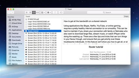 It should give you a list of files that you've deleted they're hidden by default, though, so you have to do a little digging. How to recover lost TextEdit files & documents on Mac ...