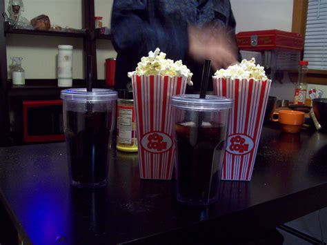 The Midnight Carver Movie With Popcorn And Drinks
