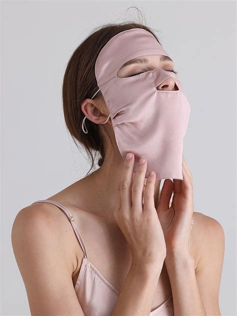 Skin Care Pure Mulberry Silk Face Mask Sun Protection FSAC FreedomSilk Best