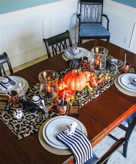 5 Tips To Set A Glam Halloween Table Pender And Peony A Southern Blog