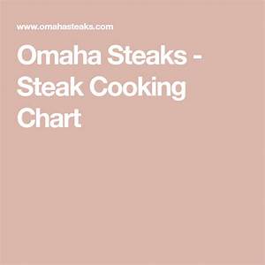 Omaha Steaks Steak Cooking Chart Steak Cooking Chart Omaha Steaks