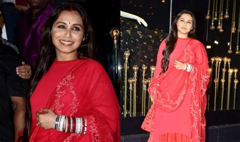 Newly Wed Rani Mukerji Makes Her First After Marriage Appearance