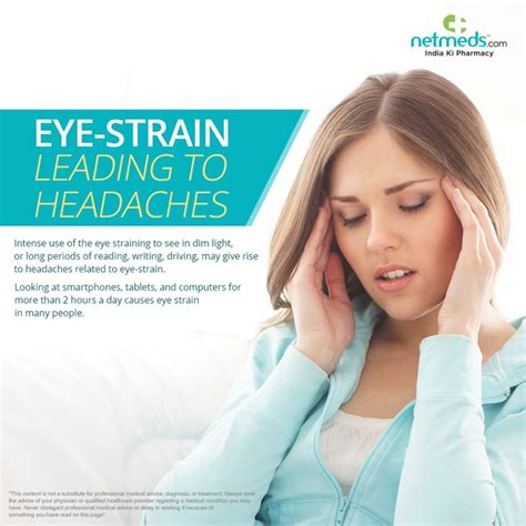 Could Your Headache Be Due To Eye Strain Netmeds Explains Indiakipharmacy Healthtips