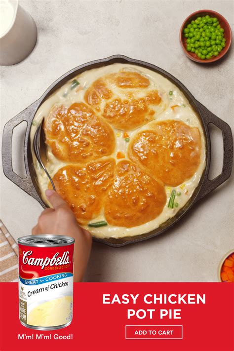 Mix remaining ingredients (bisquick, milk and egg) and pour on top of chicken mixture. Easy Chicken Pot Pie | Recipe | Easy chicken pot pie, Food ...