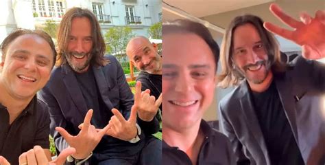 Keanu Reeves Surpreende Ao Surgir No Brasil Em Foto Com Felipe Massa Que Rolê Aleatório O