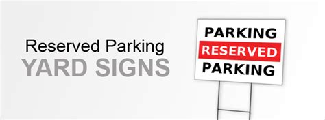 Personalized And Custom Reserved Parking Signs
