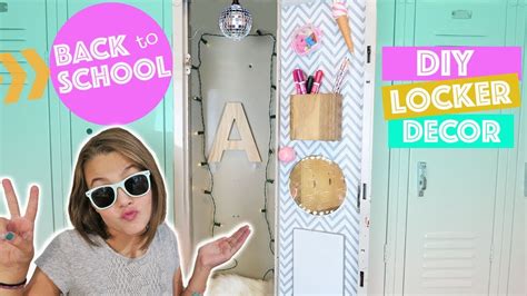 Another supper cute locker decoration. Back To School DIY Locker Decor and Organization | How To ...