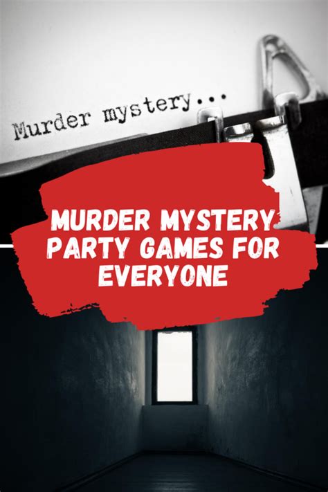 16 Free Murder Mystery Party Games For Game Night Fun Party Pop