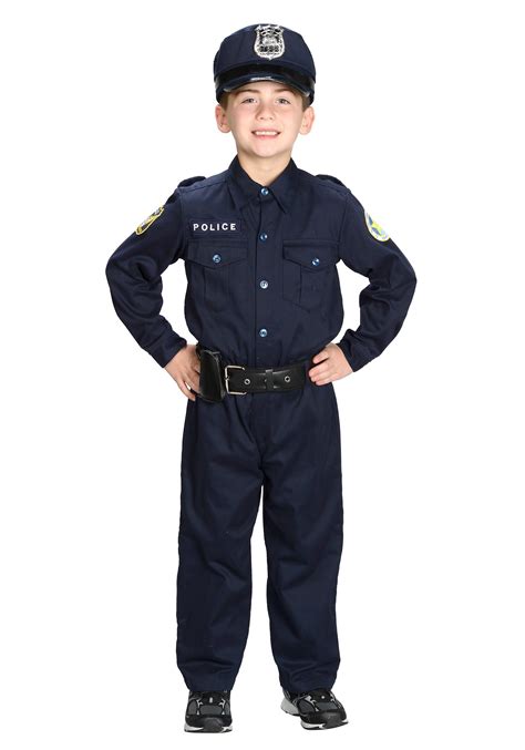Kids Deluxe Police Officer Costume