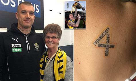 I will share my findings and takeaways, as i have learned by now that the best way to memorize the new things we find is to write them down. Dustin Martin's grandma has gotten a tattoo in honour of ...