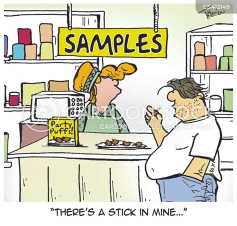 Food Sample Cartoons And Comics Funny Pictures From Cartoonstock