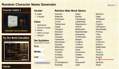 Instrucțiuni Sân Suferinţă Demon Hunter Names Generator Eticheta Pui De