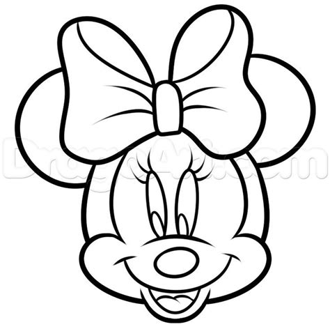 Draw Pattern How To Draw Minnie Mouse Easy Step 6 Codesign Magazine