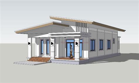 Bungalow floor plans largest collection elegant home. Simple Three-bedroom Bungalow with a Provision for another ...