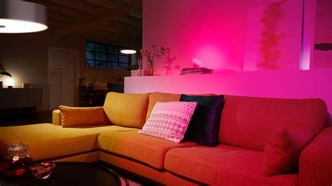 Stylish Living Room Lighting Ideas Philips Hue Us