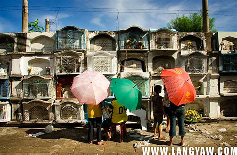 at the calamba cemetery during the day langyaw