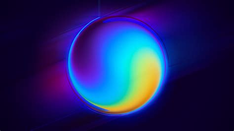 Glowing Sphere Digital Art Wallpaper Hd Abstract 4k Wallpapers Images
