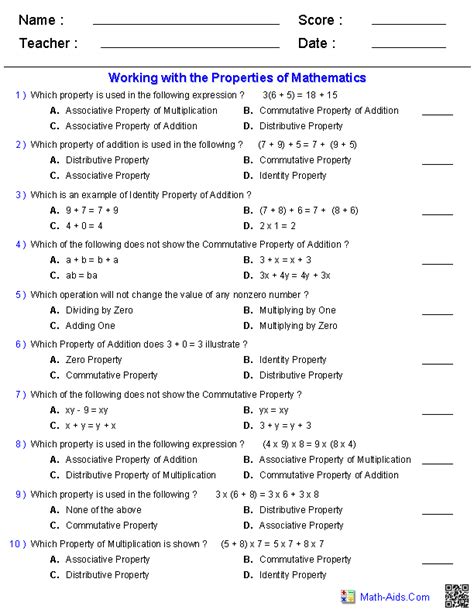 We did not find results for: Properties Worksheets | Properties of Mathematics ...