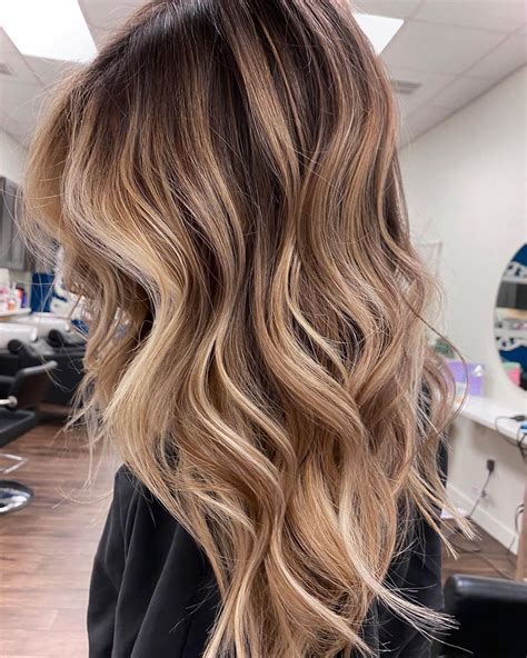 neutral blonde hair balayage hair brunette with blonde brown hair with blonde highlights