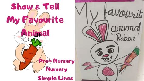 Show and Tell activity | My favourite animal | Rabbit | competition