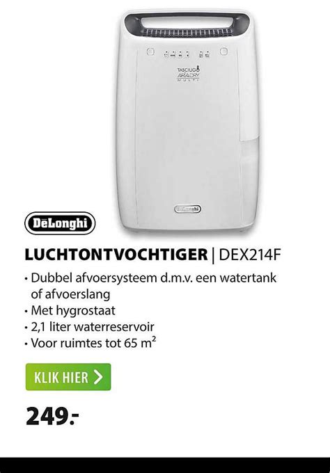 Maar koop je dan deze variant weet je zeker dat je het gaat merken aan de luchtconditie. Luchtontvochtiger Aanbieding bij Lidl