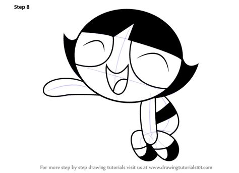 How To Draw Buttercup From The Powerpuff Girls The Powerpuff Girls Step By Step